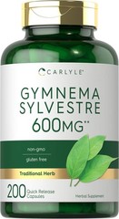 Carlyle Gymnema Sylvestre Capsules | 200 Count | 200 (Pack of 1)