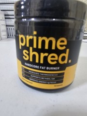 Prime Shred Hardcore Fat Burner Veggie Capsules 90 Ct Exp 12/2026