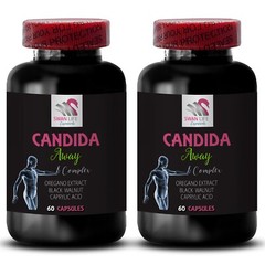 Wormwood supplement – CANDIDA BALANCE – Aloe Vera Leaf for skin 2Bot 120Cap