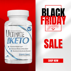 DEAL! Ultimate Keto BHB | Weight Loss – Fat Burning- Diet Supplement, 60 ct