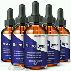 NeuroDyne Drops, Neuro Dyne Liquid Formula for Brain, Focus & Memory – 5 Pack