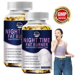 Night slimming capsules help control appetite regulate sleep and burn fat 120pcs
