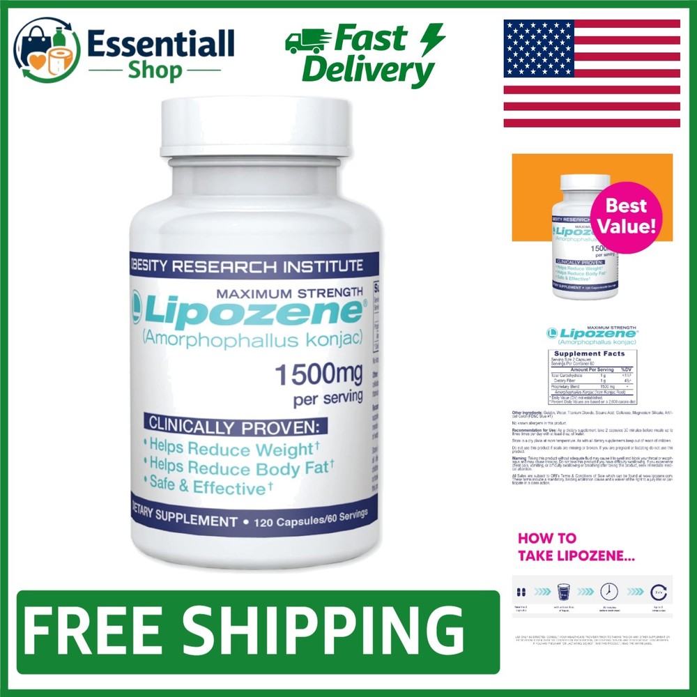 Powerful Appetite Suppressant – 120 Unflavored Capsules for Effective Fat Loss