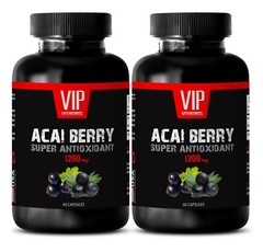 Pure berry blend – ACAI BERRY – Fruit-based boost 2 Bottles 120 Capsules