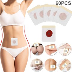 60pcs Healthy Care Sli-m Patch WeightL*ss Sli*ming Diets Pads Detox Fat Adhesive