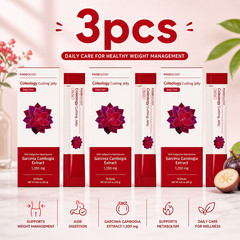 NEW 3 Pack FOODOLOGY Coleology Cutting Jelly 25g 10 Sticks Weight Loss Su