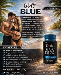Esbelta Blue For Him Weight Loss Supplement Capsule Men 30 Capsules