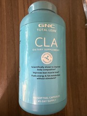GNC Total Lean CLA *LARGER 180 Count Stimulant Free Support Muscle Tone 06/27