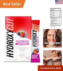 Wildberry Blast Zero Calorie Drink Mix – 21 Packets for Weight Loss & Energy