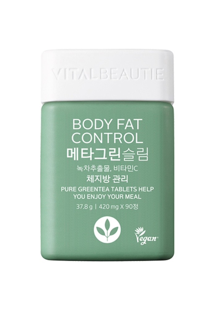 VITAL BEAUTIE Body Fat Control Meta Green Slim 90 tablets Vegan Diet K-Beauty