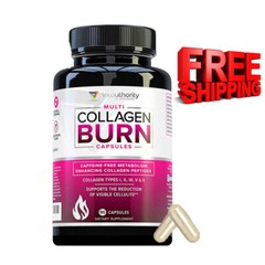 Multi Collagen Burn 90 Capsules Fat Burner for Weight Loss Beauty Boost