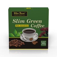SLIM GREEN COFFEE With Ganoderma WEIGHT LOSS Control Detox Tea Delivery 2-5 Days
