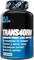 Evlution Nutrition Trans4orm – Thermogenic Fat Burner – 60 Servings