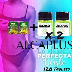 ALCAPLUS KIT X 2 + 2 Human Dewormer Treatment / Fat Burner/Dietary Supplement/