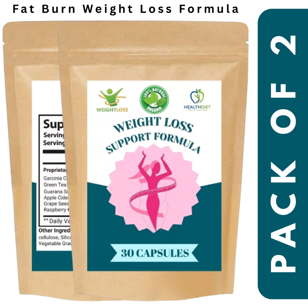 NEW Advanced Weight Loss Support Formula for Fat Burn Unisex 30 Capsule PACK 2