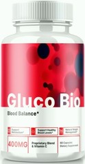 Gluco Bio Blood Sugar Balance Pills, GlucoBio Heart Health Capsules 60ct