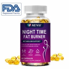 Night Time Fat Burner Supplement Weight Loss Detox Cleanse Appetite Suppressant