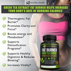 Green Tea Fat Burner Supplement with EGCG, Thermogenic Diet Appetite Suppressant