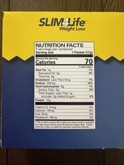 Slim4Life Decaf Italian Cappuccino Weight Loss Powder Supplement 2 Boxes 4.2 oz