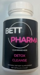 Detox (Colon Cleanse) 150 CC WHITE BOTTLE 60 CT ALL NATURAL INGREDINTS GMO FREE