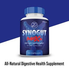Synogut Max + Capsules, Higher Strength Pills for Gut Health (2 Pack)