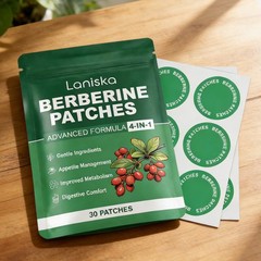 Berberine Patches 30 Patches 1 Month Supply，Metabolism Boosting
