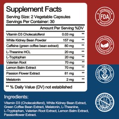 Night Time Lose Weight Supplement Appetite Suppressant Slimming Burn Fat Capsule