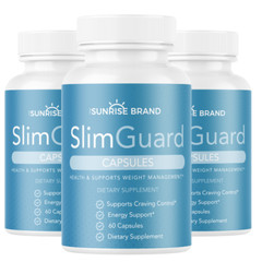 Slim Guard Health & Supports Weight Management 3 Bottles 180 Capsules