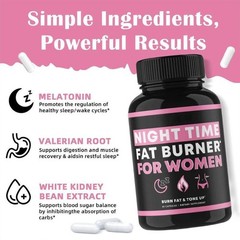 Weight Loss New HOT UK~2025 Supplement for women 3X Night Time Fat Burner